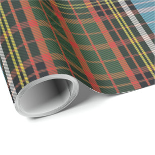 Papier Cadeau Plaid Rustic Anderson classique de Noël Tartan