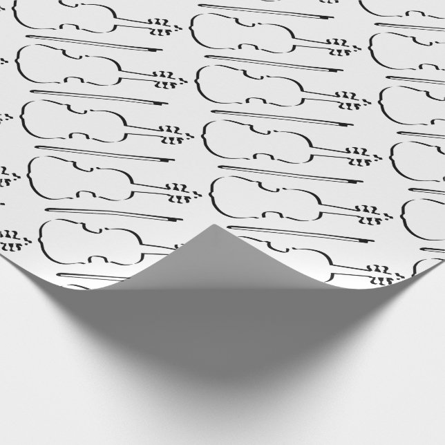 Papier Cadeau Plan du violon (Coin)