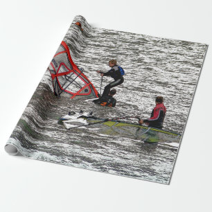 PAPIER CADEAU PLANCHE À VOILE