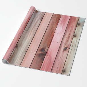 Papier Cadeau Plancher en bois Pastel