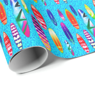 Papier Cadeau Planches de surf 1 papier d'emballage