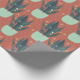 Papier Cadeau Plante de serpent de Noël