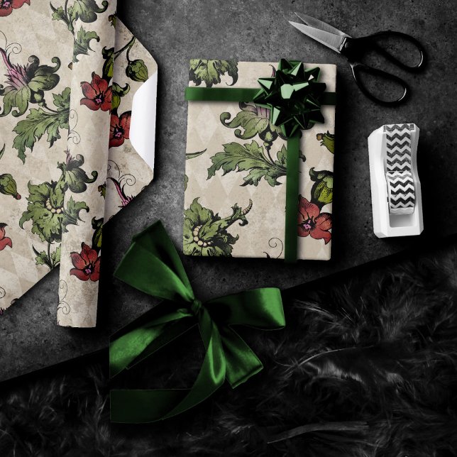 Papier Cadeau Plante de sorcière apothecaire | Herbes botaniques (Créateur téléchargé)