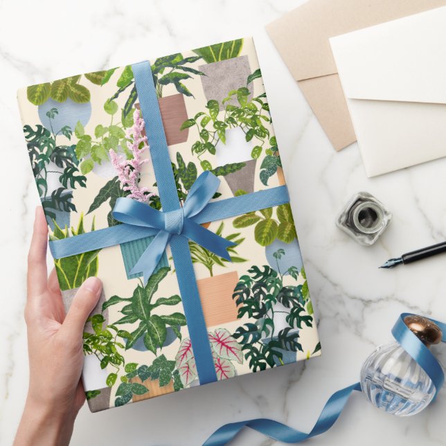 Papier Cadeau Plantes de maison (Cadeaux)