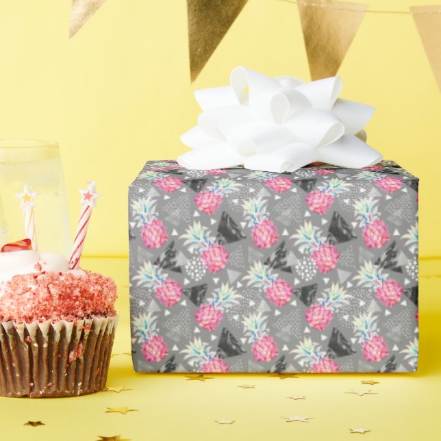 Papier Cadeau Plaques texturées à géométrie variable (Fête d'anniversaire)