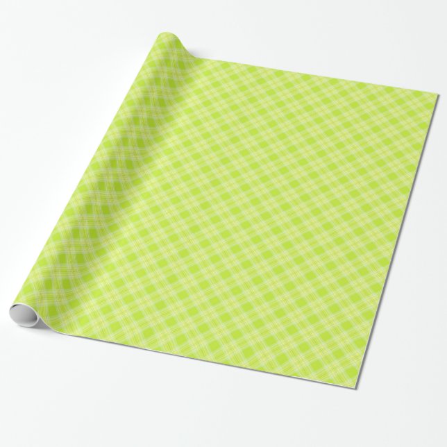 Papier Cadeau Plat vert clair (Déroulé)