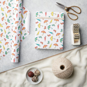 Papier Cadeau Pluie de printemps I