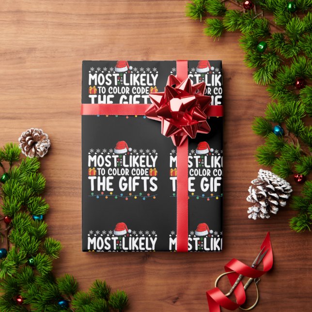 Papier Cadeau Plus susceptible de coder les cadeaux de Noël (Cadeau de vacances)