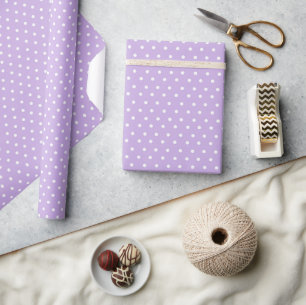 Papier Cadeau Plutôt Violet Polkadot Sexe Neutre