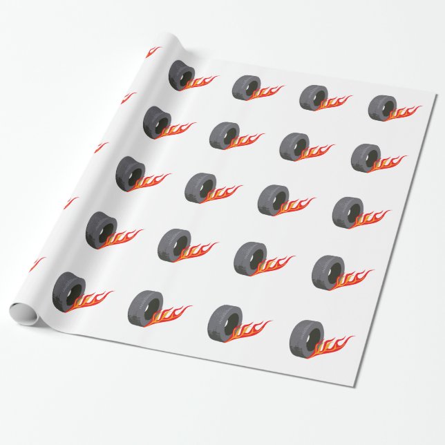 PAPIER CADEAU PNEUS D'ÉCLAIRAGE (Déroulé)