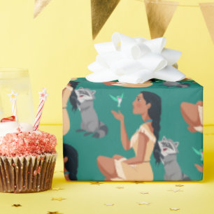 Papier Cadeau Pocahontas et Pals Amitié forestière