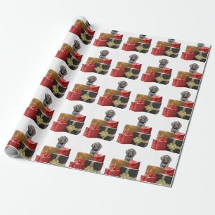 Papier Cadeau Pointer Puppy Christmas Gifts