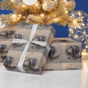 Papier Cadeau Pointeur À poils durs allemand