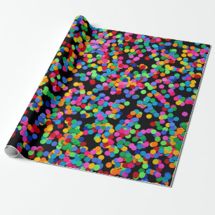 Papier Cadeau Points colorés 