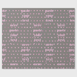 Papier Cadeau Points de paillettes de luxe