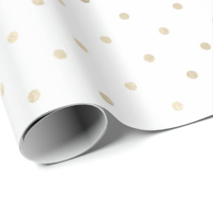 Papier Cadeau Points en or Glam Girl