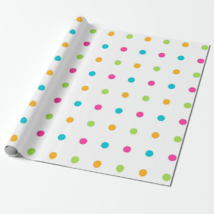 Papier Cadeau Points Polka