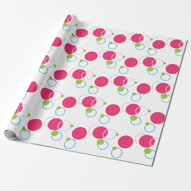 Papier cadeau pois (Déroulé)
