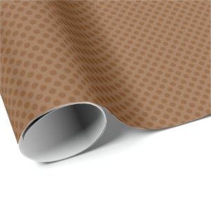Papier Cadeau Pois Brown minuscule