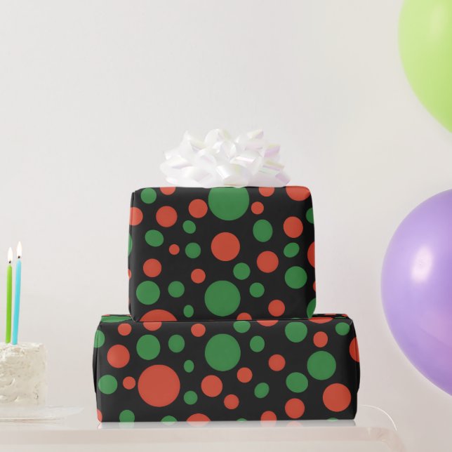 Papier Cadeau Pois de Noël ! (Cadeaux de fête)