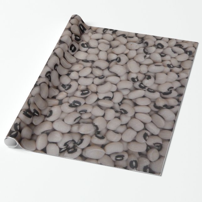 Papier Cadeau pois observés par noir (Déroulé)