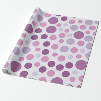 Papier Cadeau Pois violets joueurs