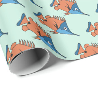 Papier Cadeau Poisson Carton mignon