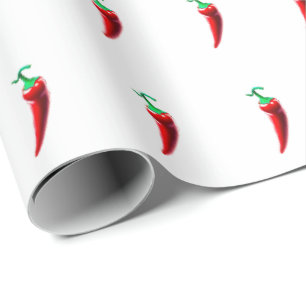Papier Cadeau Poivre rouge chili