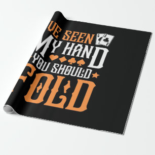 Papier Cadeau Poker J'Ai Vu Ma Main