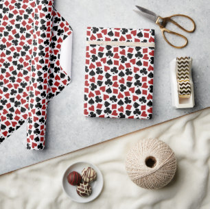 Papier Cadeau Poker Jouer carte Motif