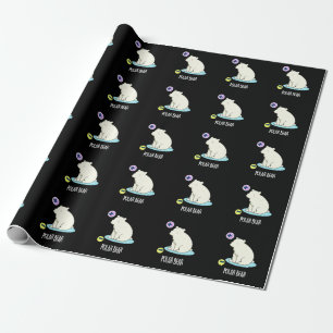 Papier Cadeau Polar Ours Funny Science Pun Dark BG