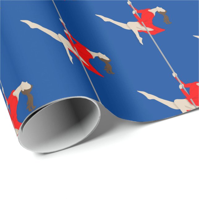 Papier Cadeau Pole Fitness (Coin rond)