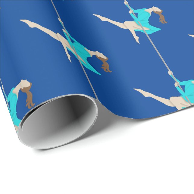 Papier Cadeau Pole Fitness (Coin rond)
