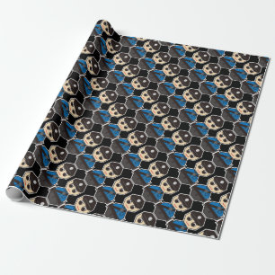 Papier Cadeau Police