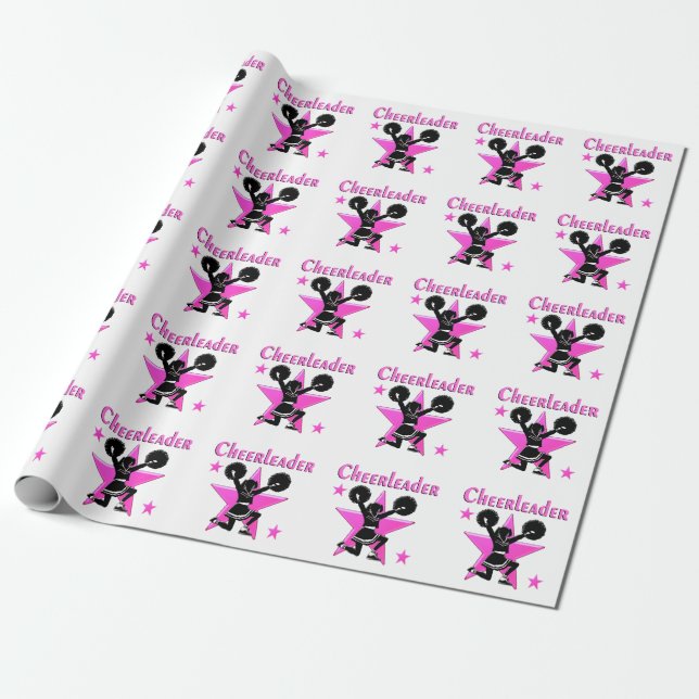 PAPIER CADEAU POM-POM GIRL ÉPARGNANT (Déroulé)