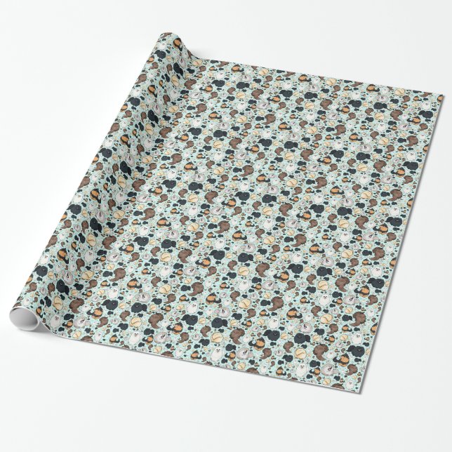Papier Cadeau Poméraniens (Déroulé)