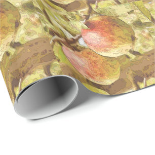 PAPIER CADEAU POMMES