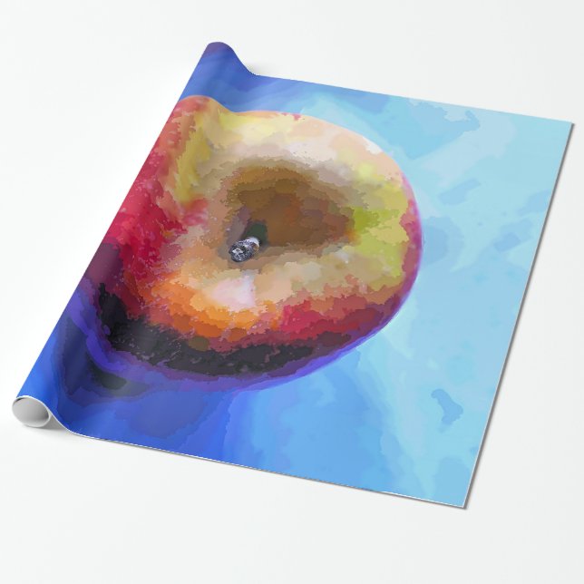 PAPIER CADEAU POMMES (Déroulé)