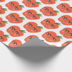 Papier Cadeau Pommes sucrées Papier à enveloppement de Motifs Wh