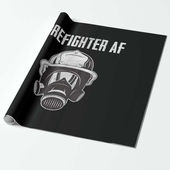 Papier Cadeau Pompier AF | Masque gaz | Funny Firefighter (Déroulé)