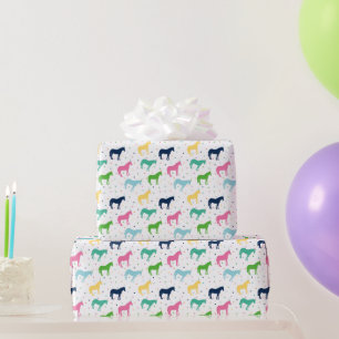 Papier Cadeau Ponies d'anniversaire Enveloppe cadeau
