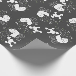 Papier Cadeau Poodle Chien Baby shower Chien Chien Chien Chien C