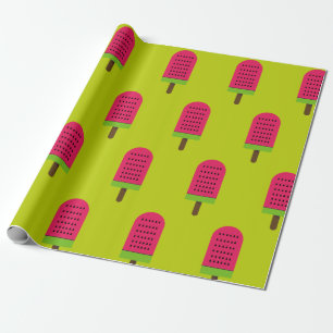 Papier Cadeau Pop Art popsicle fruité pastèque