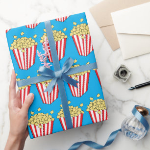 Papier Cadeau Popcorn Bucks Amusants Lover