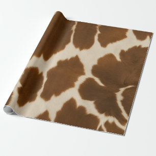 Papier Cadeau Populaire Vache Faux Cuir Elégante Collection