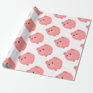 Papier Cadeau Porc potelé mignon
