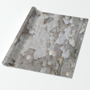 Papier Cadeau Porte-passeport motif en écorce d'arbre