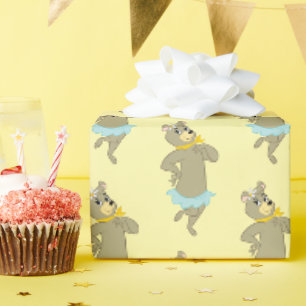 Papier Cadeau Pose Joueuse de Cindy Bear