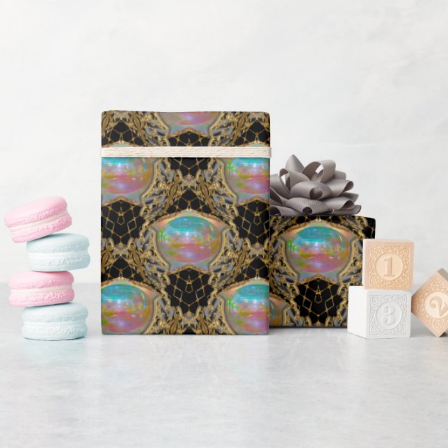 Papier Cadeau Posh Baroque Frisson (Baby Shower)