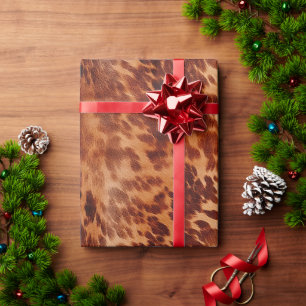 Papier Cadeau Poster de animal Brown de vache